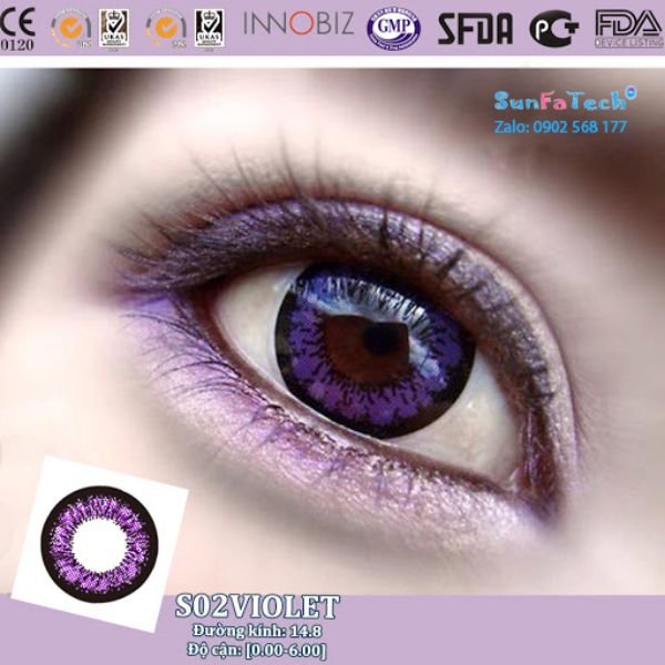 contact lens S02 Violet