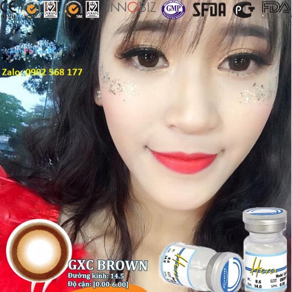 contact lens GXC Brown